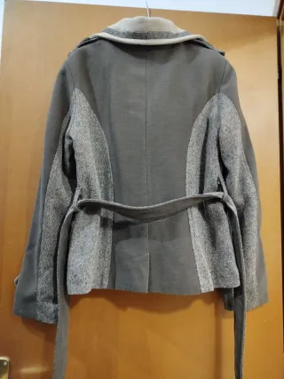 Cappotto corto Rinascimento donna marrone e beige