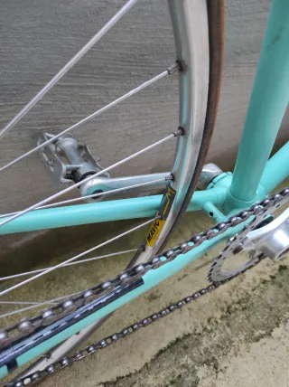 Bicicleta Fixie Peugeot Verde Menta