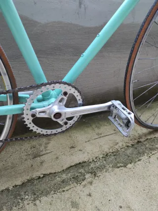 Bicicleta Fixie Peugeot Verde Menta