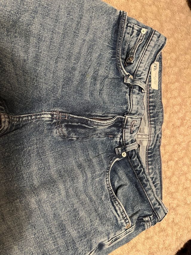 Pantalón vaquero Zara hombre azul