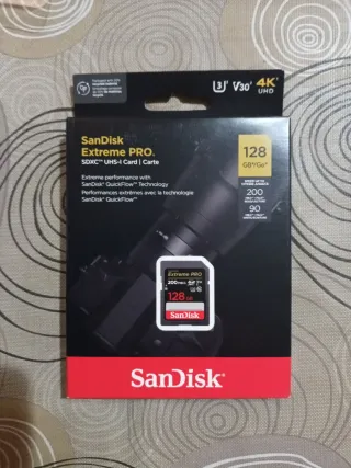 SanDisk Extreme PRO 128GB SDXC UHS-I Tarjeta