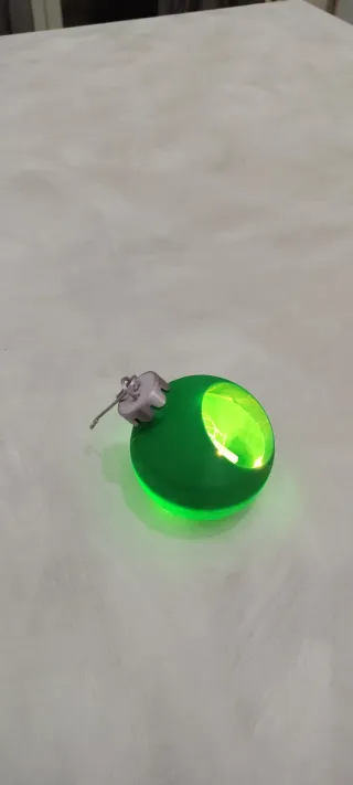 Palla di Natale Verde Luminosa