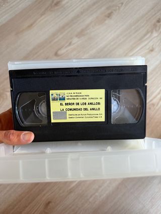 VHS El Señor de los Anillos (2 Películas)