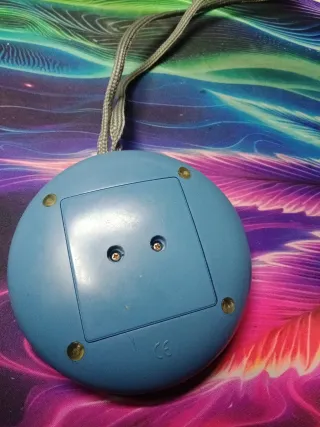 Radio de diseño azul.Am/Fm