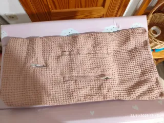 Saco bebé para capazo rosa