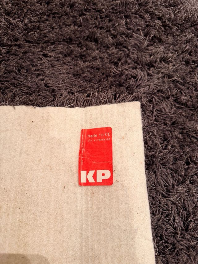 Tappeto KP pelo nero poliestere