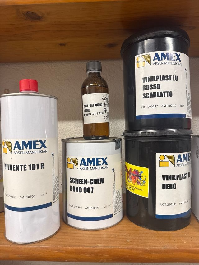 Tintas para serigrafía FEVISA