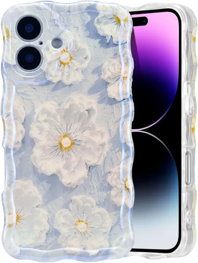 EYZUTAK Custodia iPhone 16 Floreale