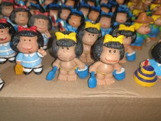 Lotazo 72 figuras Mafalda comics spain años 80 pvc