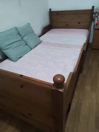 Cama infantil extensible Ikea Sundvik