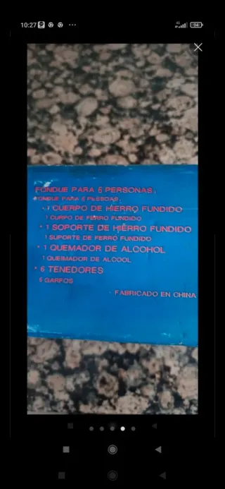 Olla Fondue Hierro 6 Personas