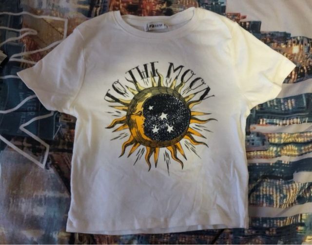 Camiseta New Yorker Luna y Estrellas