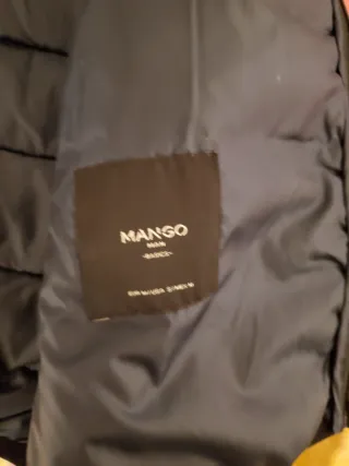 Chaleco acolchado gris Mango