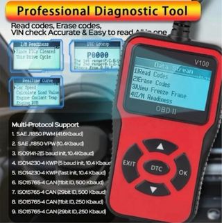 Escáner Diagnóstico OBD II V100