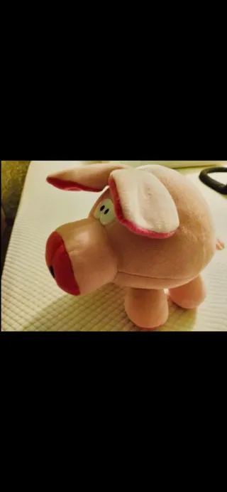 Peluche maialino rosa