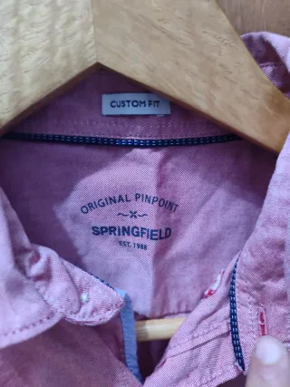 Camisa Springfield Rosa Talla S