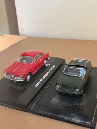 alfa Romeo Giulietta e Fiat 850 spider