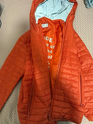 Chaqueta naranja térmica