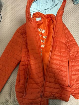 Chaqueta naranja térmica