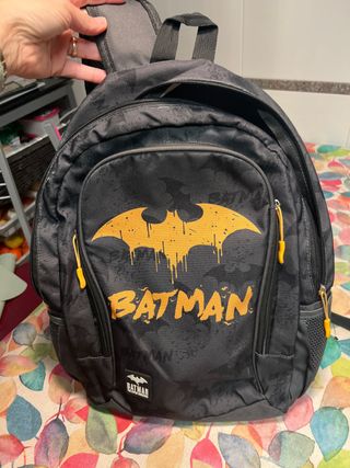 Mochila Escolar Batman Negra