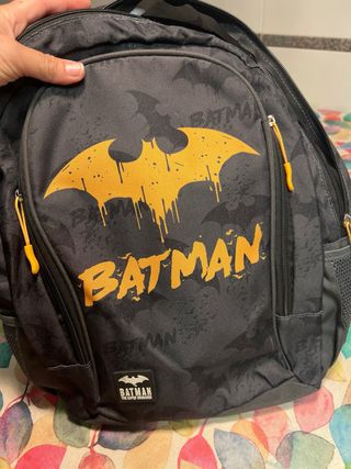 Mochila Escolar Batman Negra