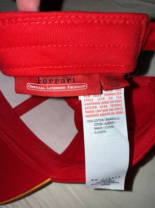Gorra Ferrari Santander Roja