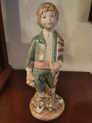 Pareja Figuras Porcelana Falleros