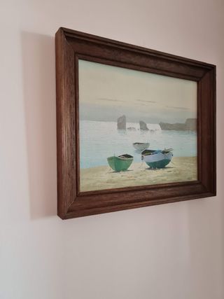 Cuadro vintage estilo mediterráneo