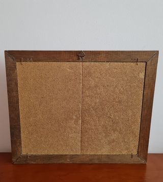 Cuadro vintage estilo mediterráneo