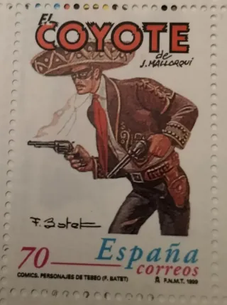 Comics 4 Hojas Bloque Sellos Carpanta Coyote Urrac