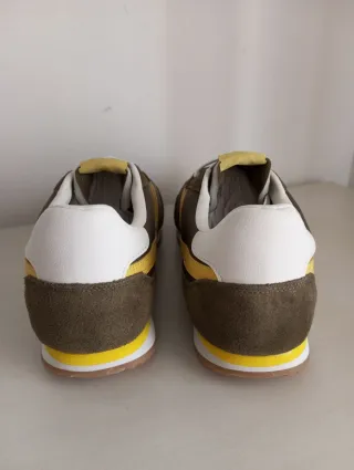 Zapatillas Pull&Bear hombre verde y amarillo