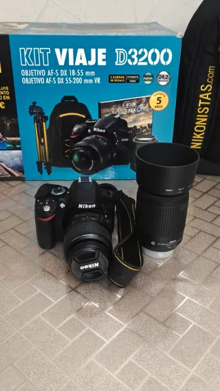 Kit Viaje Nikon D3200 + Accesorios