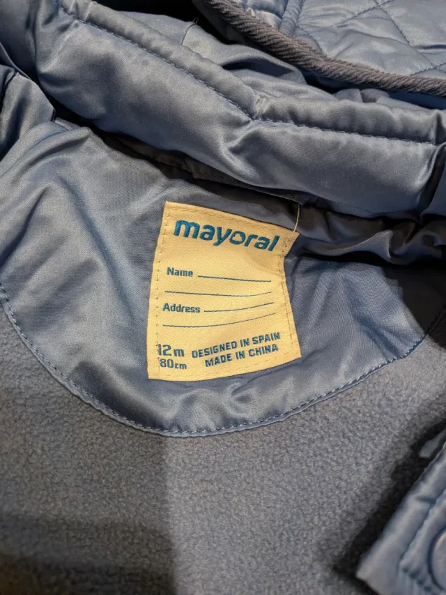 Abrigo acolchado niño Mayoral