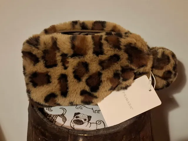 Pochette pelliccia sintetica maculata Primark