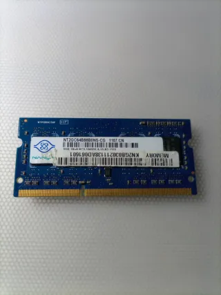 Memoria RAM Nanya 2GB DDR3 para portatil