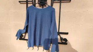 Jersey Sfera azul botones