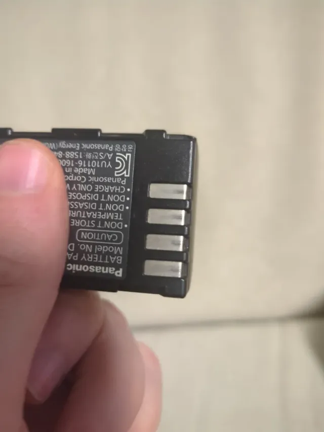 Panasonic DMW-BLF19E Batteria Ricaricabile origina