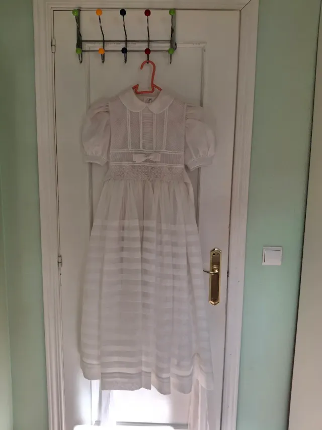 Vestido de comunión blanco niña