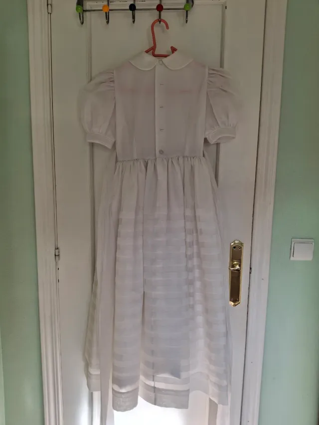 Vestido de comunión blanco niña