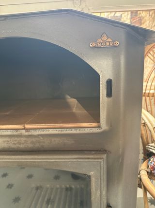 Estufa de leña Brompi con horno recogerla en Guada