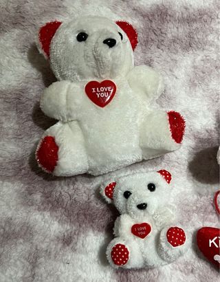 Set 3 Orsetti Peluche I Love You