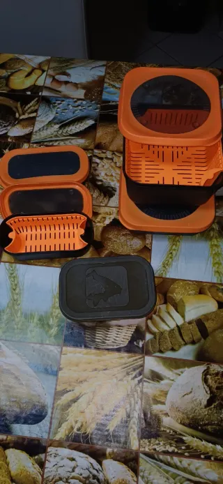 Set 5 Bait Box Guru e Avid Carp