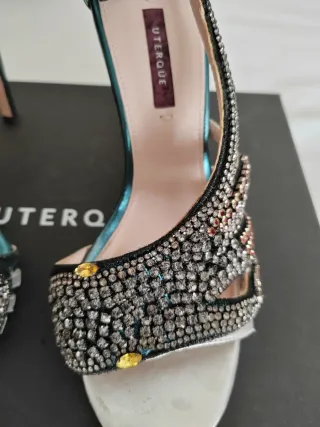 Sandalias Uterqüe Piel Joya Talla 39