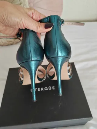 Sandalias Uterqüe Piel Joya Talla 39