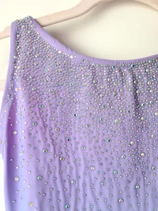 Malla patinaje artístico strass Talla 10