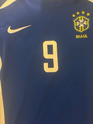 Camisola Brasil 9 Ronaldo 2002