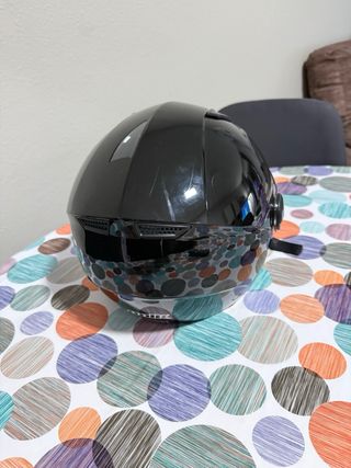 Casco de moto negro UNIK ( 2 unidades )