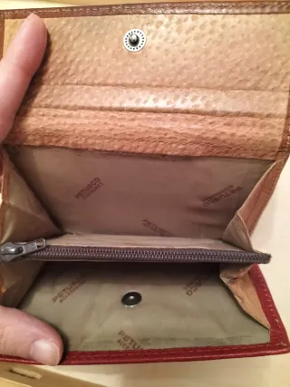 Billetera de piel Petusco