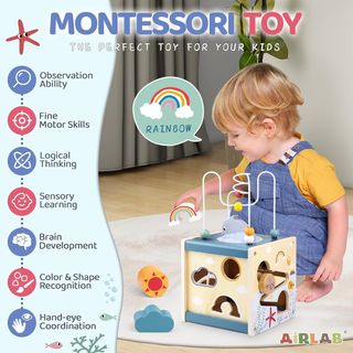 Airlab Cubo Actividades Bebe 1+ Años