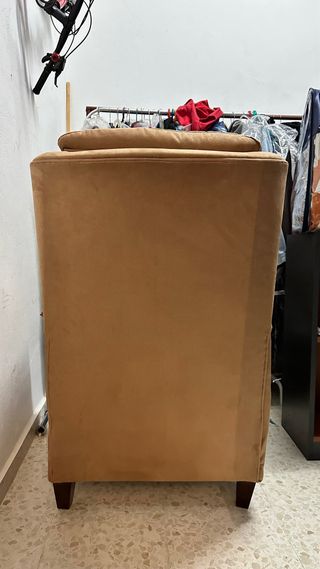 Sillón cómodo beige/marrón